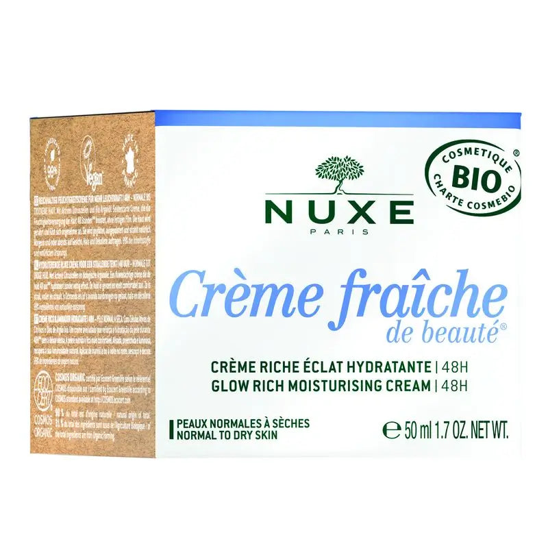 Nuxe Crème Fraîche De Beauté® - Reichhaltige, feuchtigkeitsspendende und aufhellende Creme 48H