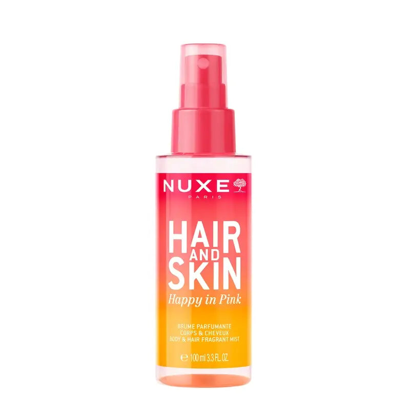 Nuxe Hair & Skin Happy In Pink Parfümierter Körper- und Haarspray, 100 ml