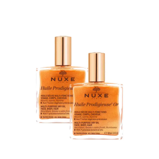 Nuxe Huile Prodigieuse Or Trockenöl, 2er-Pack à 100 ml