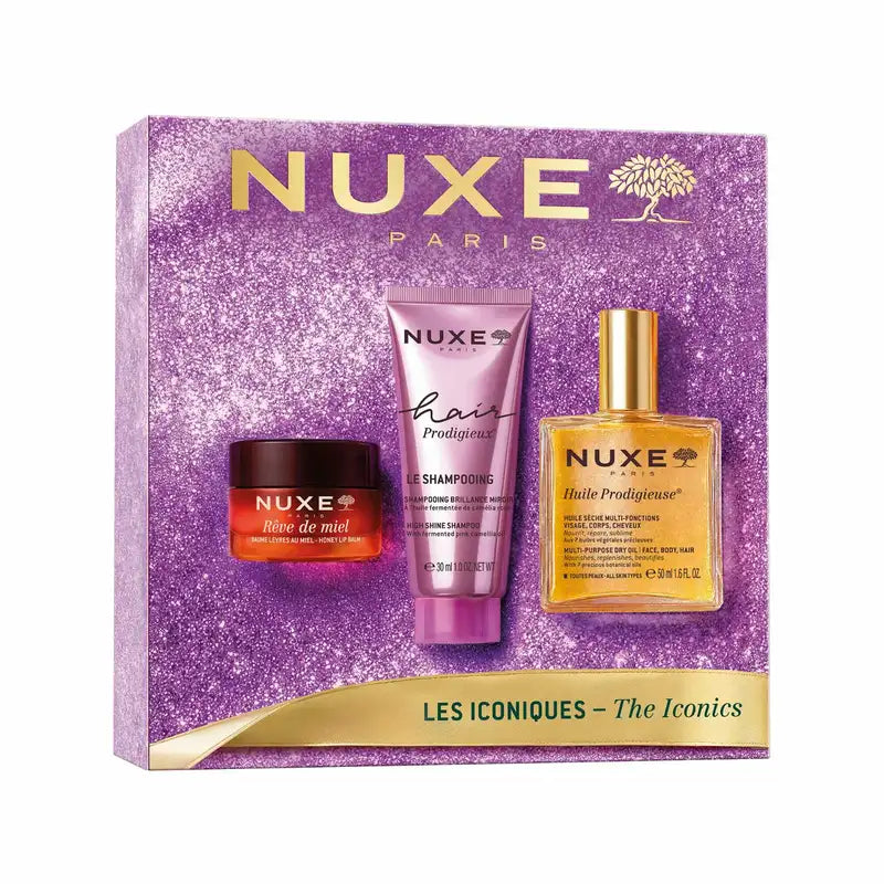 Nuxe „Les Iconiques“ – Set mit den wichtigsten Schönheitsprodukten, 95 ml