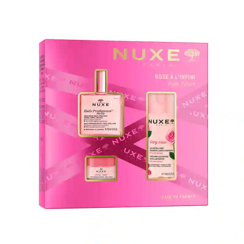 Nuxe Multi-Ranges Bestseller Geschenk Truhe Floral Huile Prodigieuse + Micellar Wasser + Balm