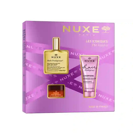 Nuxe Multi-Ranges Best Sellers Geschenk Truhe Huile Prodigieuse + Shampoo +Reve The Miel
