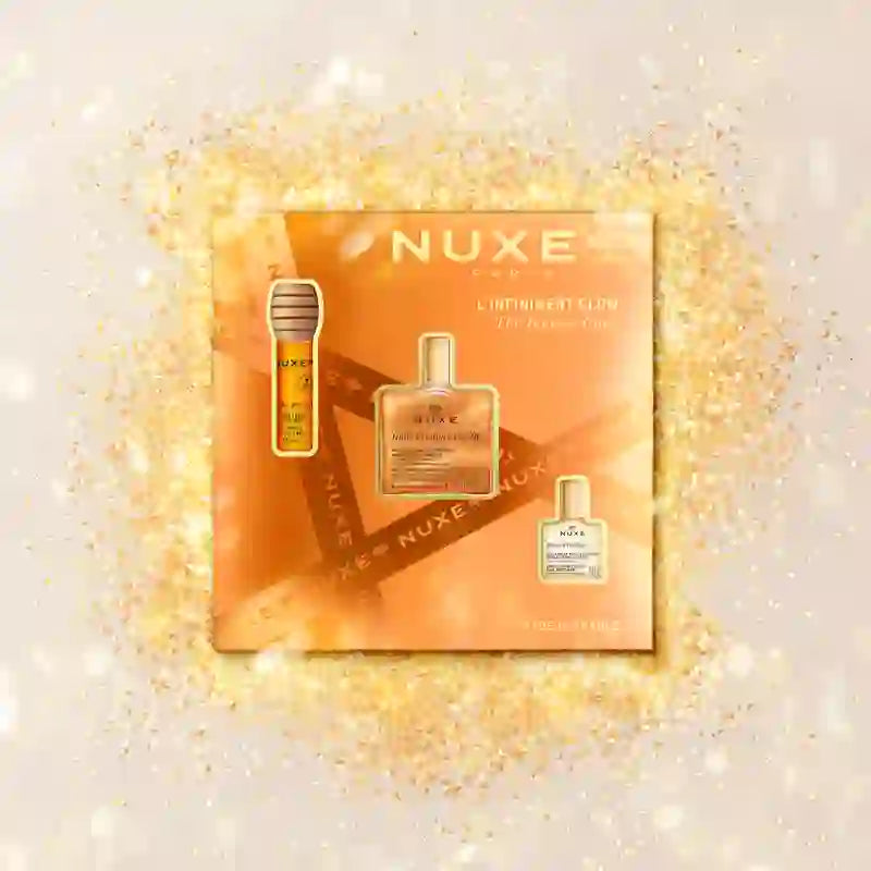 Nuxe Prodigieux Multi-Ranges Geschenk-Box Glow Infinite Huile Prod Or + Reve The Miel Labial + Huile Classic