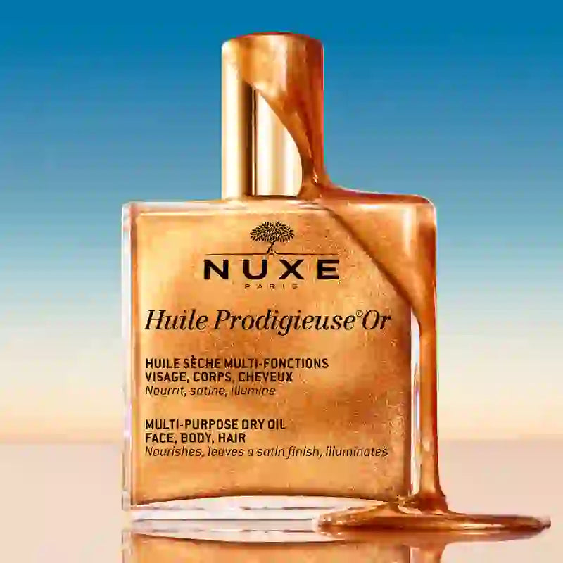 Nuxe Prodigieux Multi-Ranges Geschenk-Box Glow Infinite Huile Prod Or + Reve The Miel Labial + Huile Classic