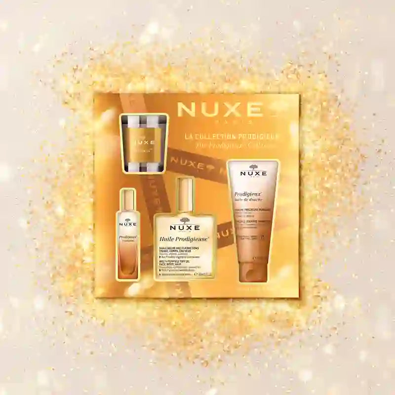 Nuxe Prodigieux Multi-Ranges Prodigieux Sammlung Floral + Kerze Geschenk-Box