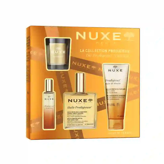 Nuxe Prodigieux Multi-Ranges Prodigieux Sammlung Floral + Kerze Geschenk-Box