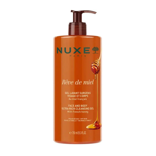 Nuxe Rêve de Miel Reinigungsgel für Gesicht und Körper 750 ml