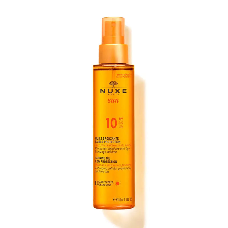 Nuxe Sun Tanning Oil Face and Body SPF 10 150 ml