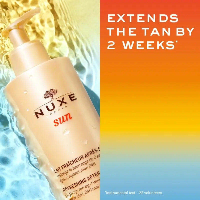 Nuxe Sun Refreshing After Sun Erfrischende Gesichts- und Körpermilch, 400ml