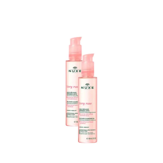 Nuxe Very Rose Sanftes Reinigungsöl, 2er-Pack à 150 ml