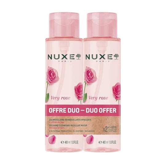 Nuxe Very Rose Duplo Beruhigende Micellar Wasser , 2x400ml