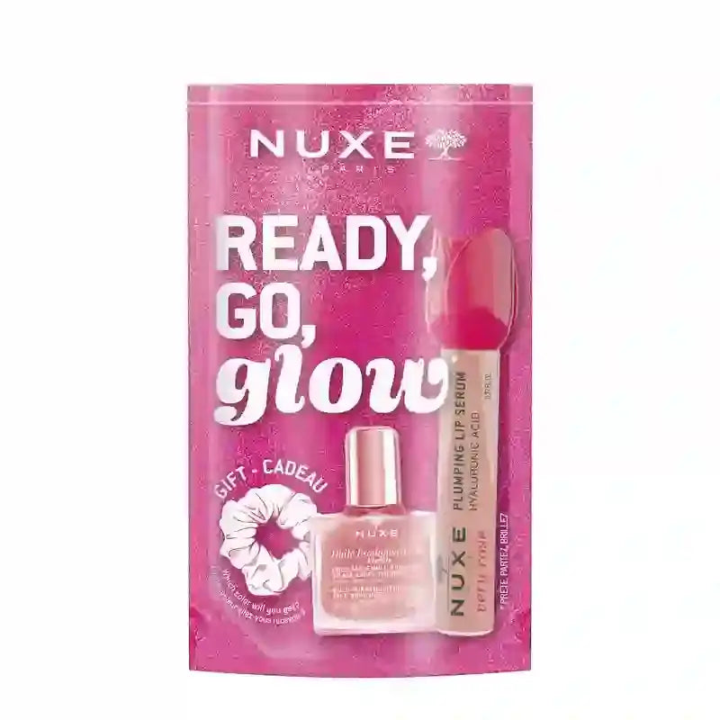 Nuxe Very Rose Glow On The Go Pink Set Lippenstift + Huile Florale