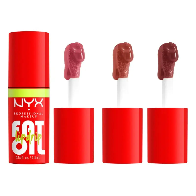 Nyx Home Alone Drip Trio Lippenöl , 3x8 ml