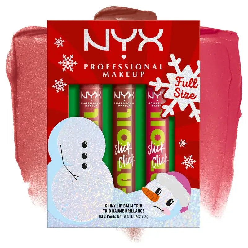 Nyx Lippenöl Shiny Slick Click Trio , 3x2 gr