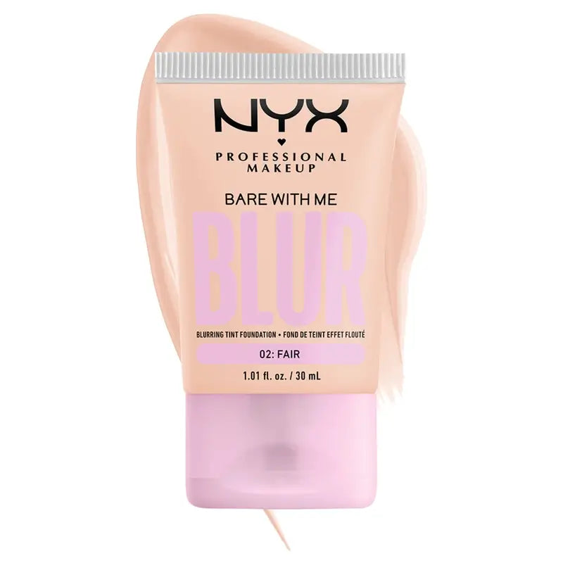Nyx Bare With Me Blur Foundation Matte Finish Fairer Farbton, 30 ml