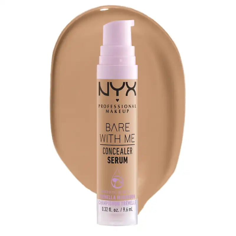 Nyx Bare With Me Serum Concealer, mittlerer Farbton. Vegane Formel. Erhältlich in 12 Farbtönen. , 9,6 ml