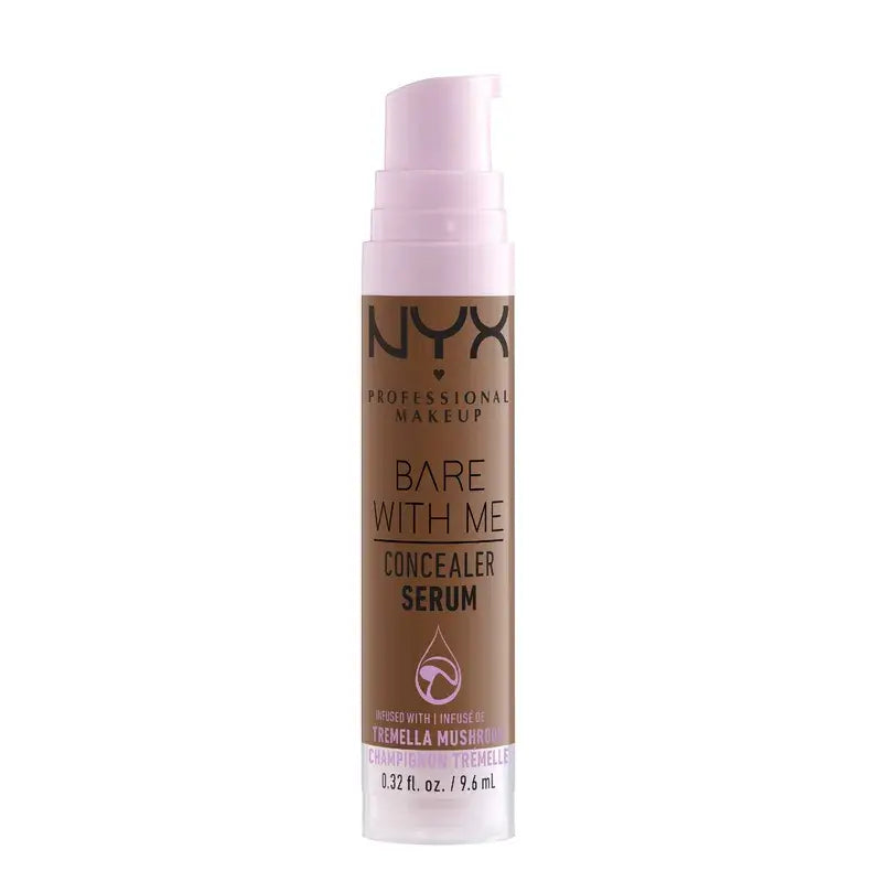 Nyx Bare With Me Serum Concealer, Farbton Mokka. Vegane Formel. , 9,6 ml