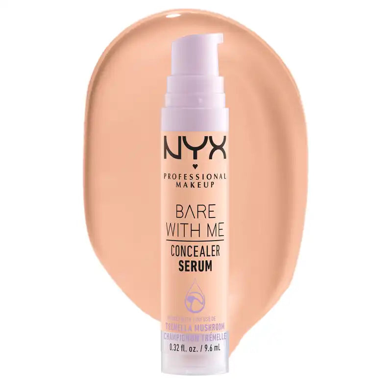 Nyx Bare With Me Serum Concelear, Farbton Medium Vanilla. Vegane Formel. Erhältlich in 12 Farbtönen. , 9,6 ml