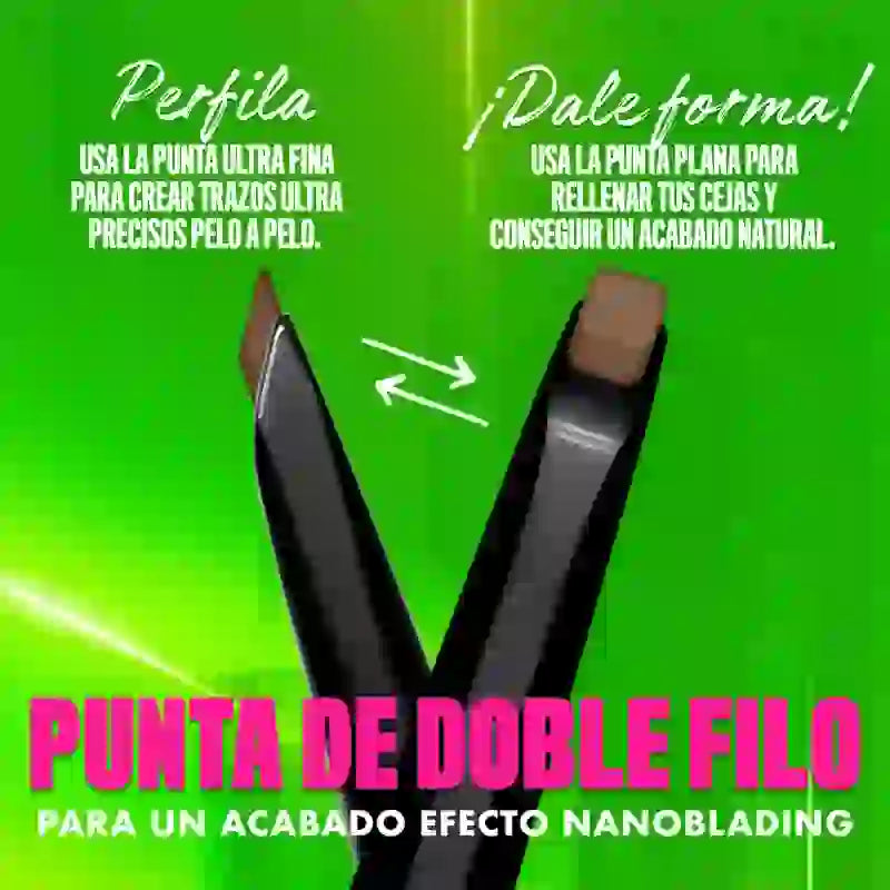 Nyx Blade & Shade Double-Ended Eyebrow Pencil, Kühles Aschbraun 03 , 0,06 Gramm