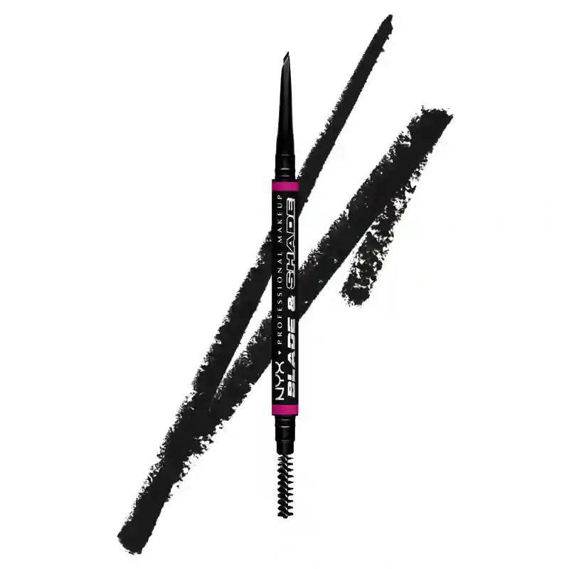 Nyx Blade & Shade Dual Pencil Augenbrauenstift, Schwarz 12 , 0,06 gr
