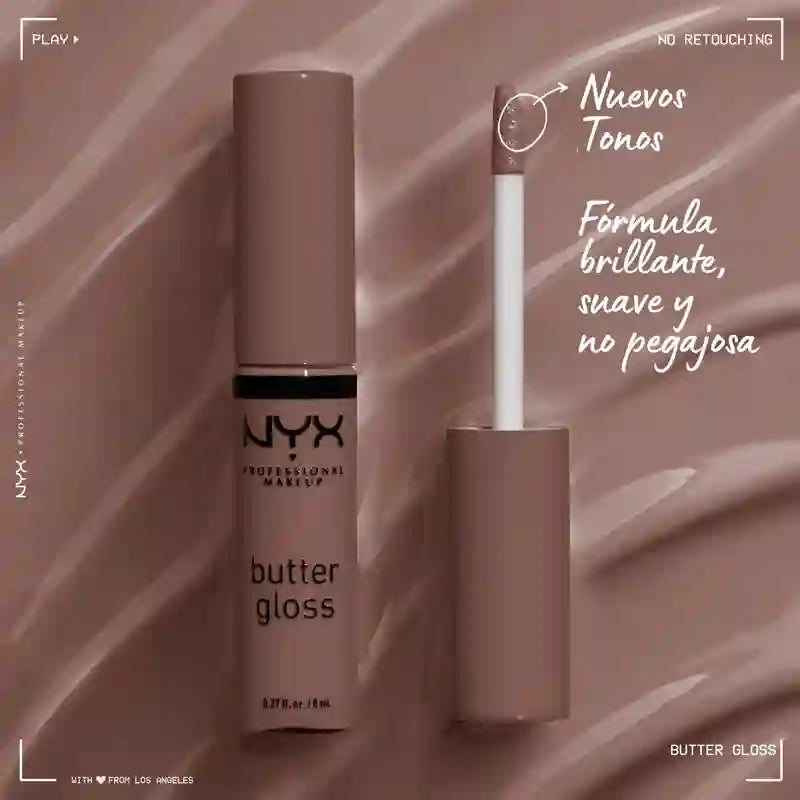 Nyx Lip Gloss Butterglanz - Madeleine 14 , 8 ml