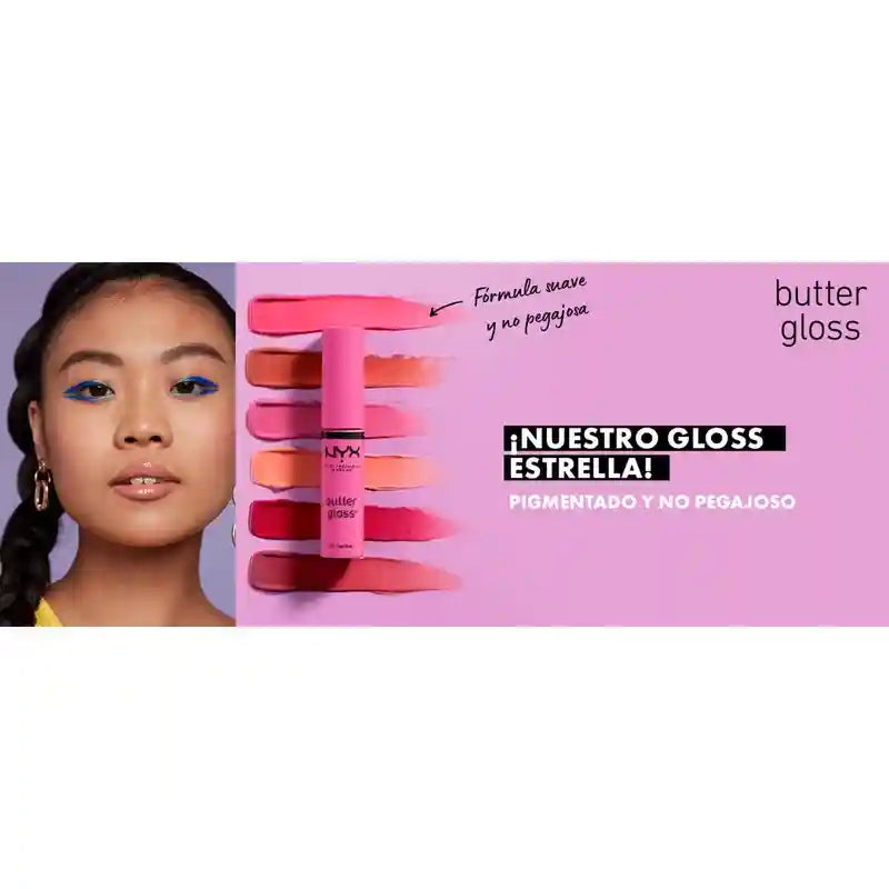 Nyx Lip Gloss Butterglanz - Madeleine 14 , 8 ml