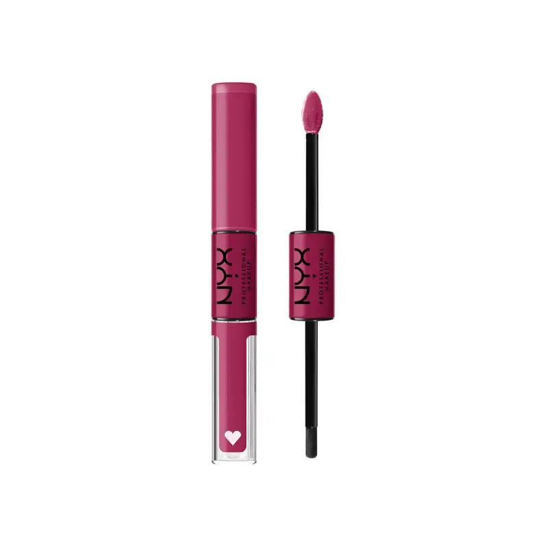 Nyx Long Lasting Lip Gloss 16 Hours High Pigmentation Shine Loud Vegan, Shade Another Level, Farbe Pink , 1 Stk.