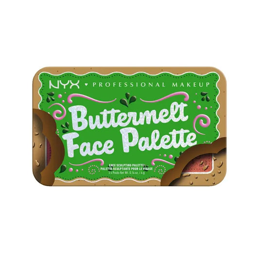 Nyx Buttermelt Gesicht Palette Bronzing Puder , 3x4 gr