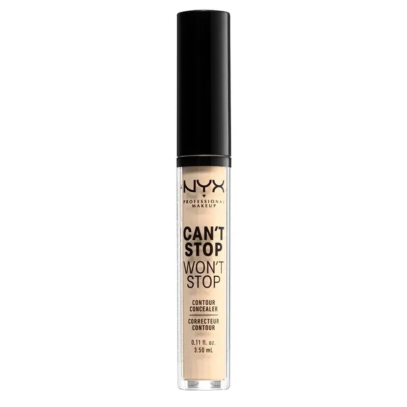 Nyx Can'T Stop Won'T Stop Noncomedogenic Concealer Shade 1 Pale für helle Haut , 3,5 ml