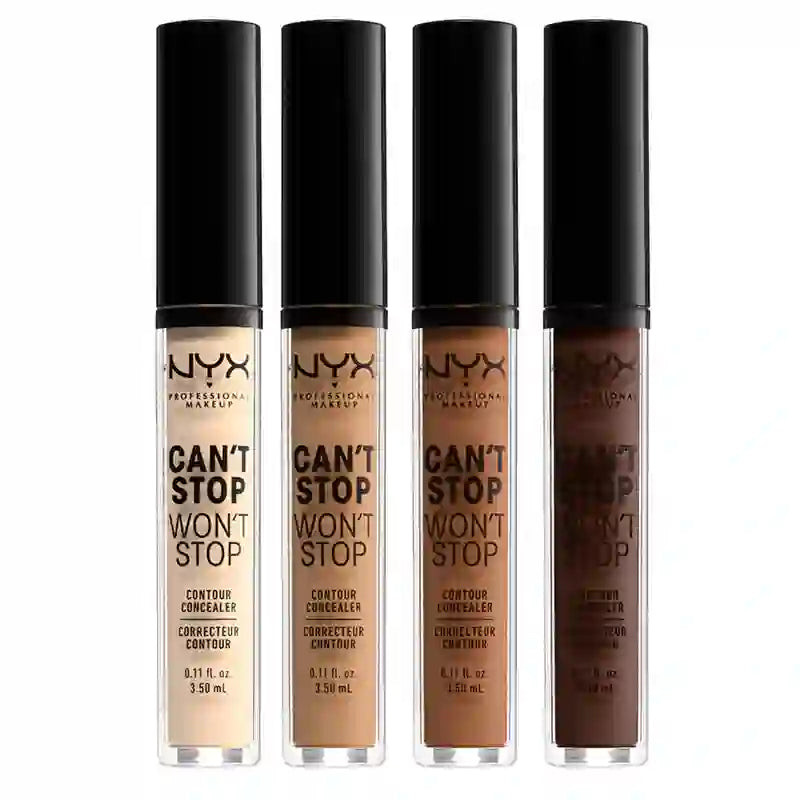 Nyx Non Comedogen Long Lasting Concealer Can't Stop Won't Stop Shade 10.3 Neutral Buff For Medium Skin Clar , 3,5 ml