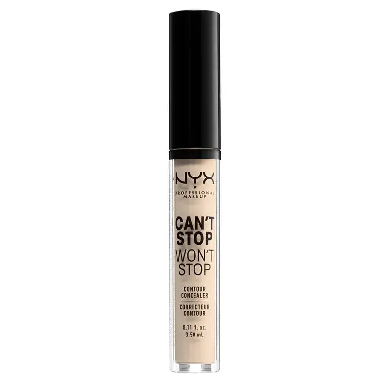 Nyx Noncomedogenic Long Lasting Concealer Can'T Stop Won't Stop Shade 1.5 Fair Für helle Haut , 3,5 ml