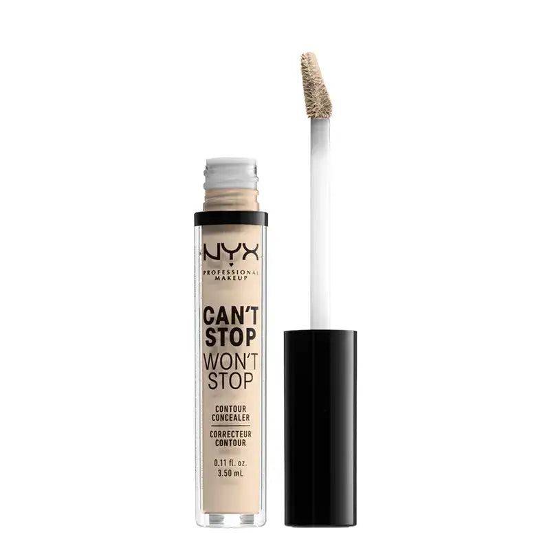 Nyx Noncomedogenic Long Lasting Concealer Can'T Stop Won't Stop Shade 1.5 Fair Für helle Haut , 3,5 ml