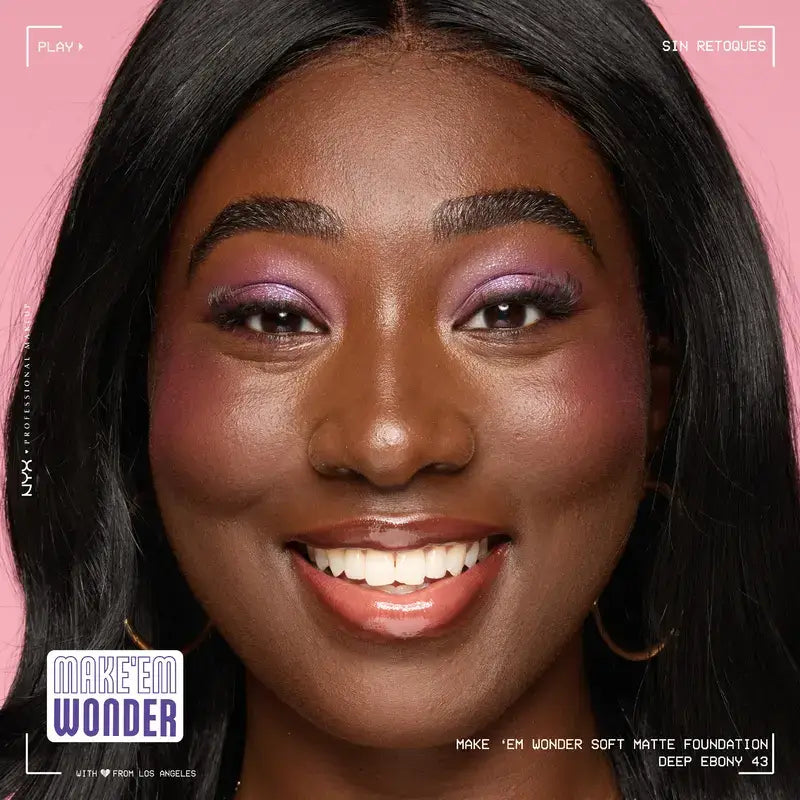 Nyx Cosmetics Make Em Wonder Fdt Tiefes Ebenholz, 30 ml