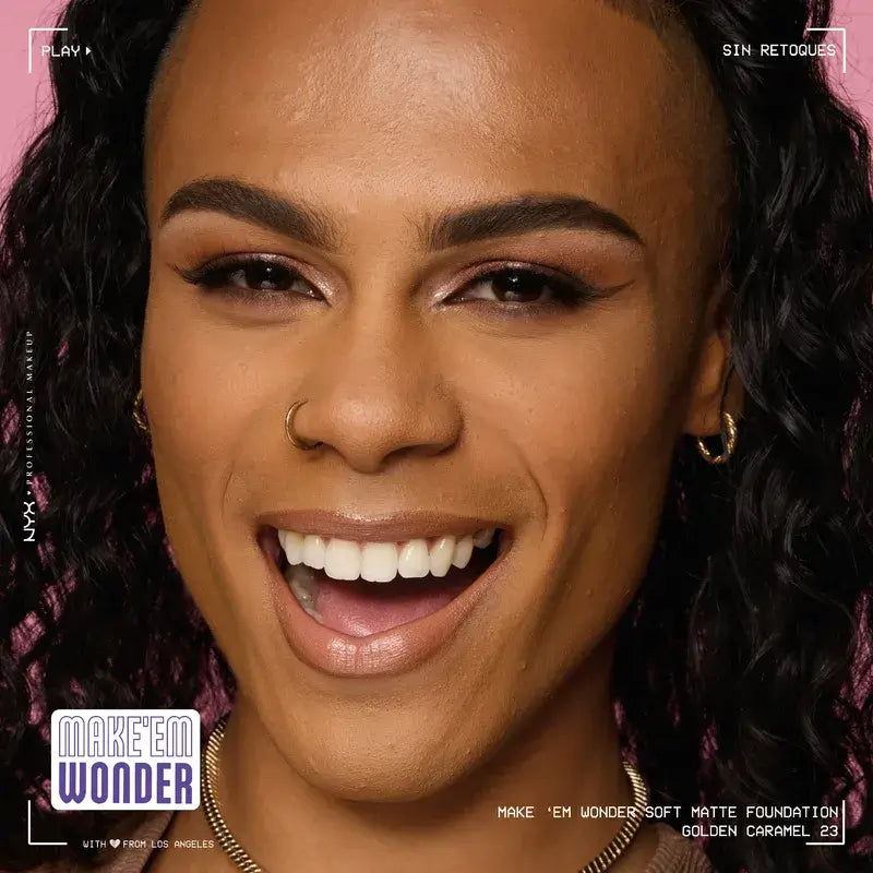 Nyx Cosmetics Make Em Wonder Fdt Gold Karamell, 30 ml