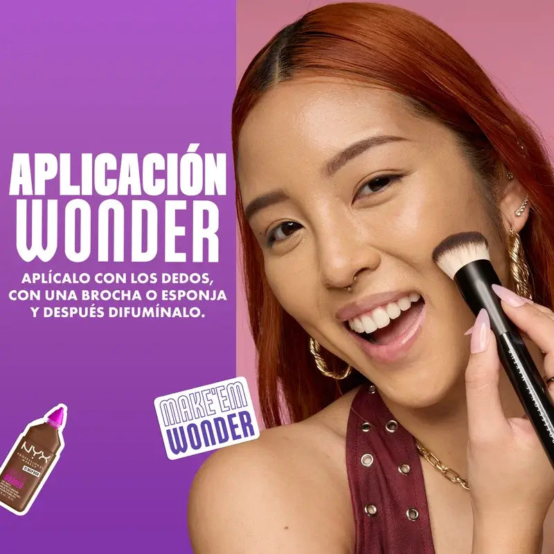 Nyx Cosmetics Make Em Wonder Fdt Gold Karamell, 30 ml