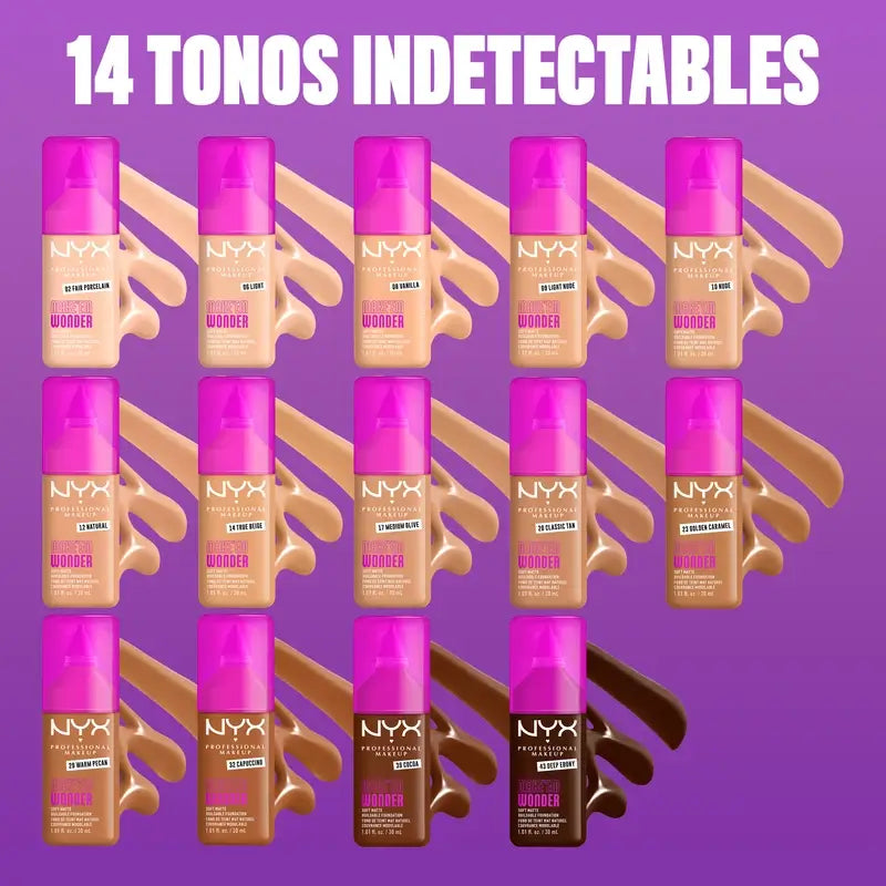 Nyx Cosmetics Make Em Wonder Fdt Gold Karamell, 30 ml