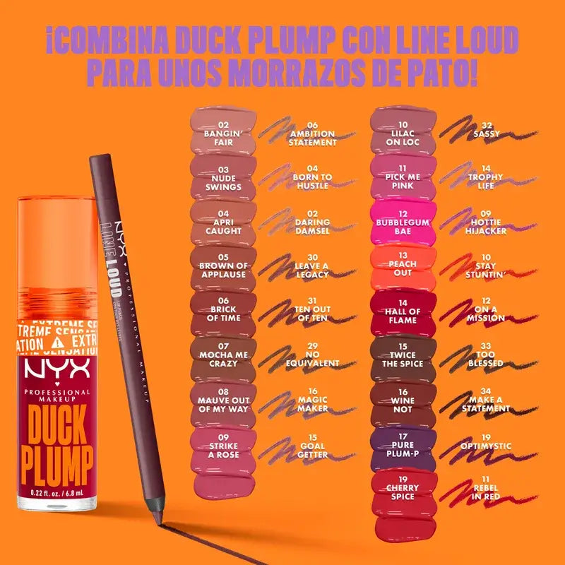 Nyx Duck Plump High Volumising Lip Gloss , 6,8 ml