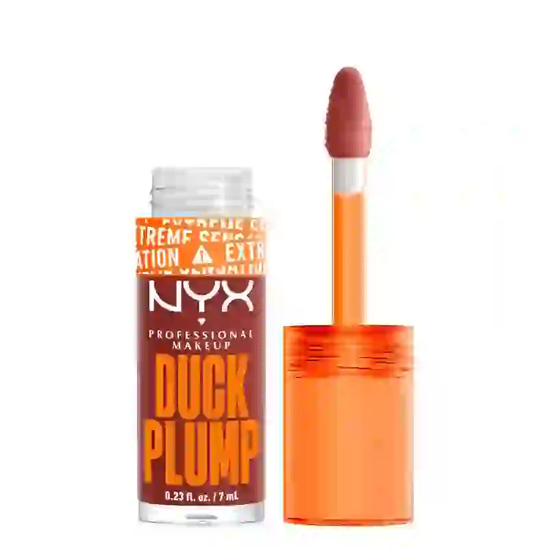 Nyx Duck Plump Hochpigment Lip Gloss Volumising Gloss Brick Of Time 06 , 7 ml