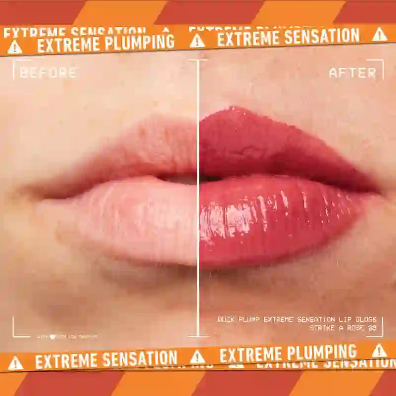 Nyx Duck Plump Hochpigment-Lippenglanz Volumising Gloss Strike A Rose , 7 ml