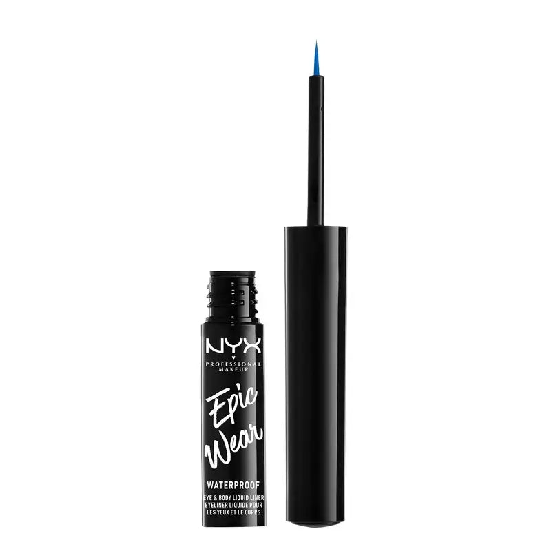 Nyx Eyeliner Flüssiger Eyeliner Epic Wear Farbton Saphirblau, 3,5 Ml , 3,5 ml