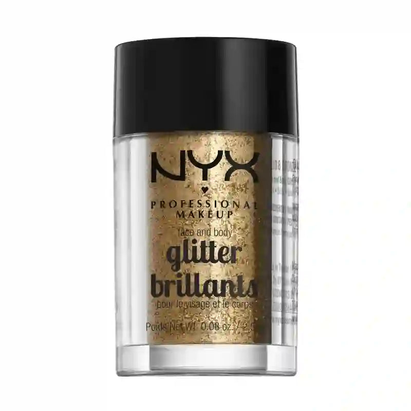 Nyx Face & Body Glitter Face & Body Glitter Bronzeschattierung , 2,5 Gramm