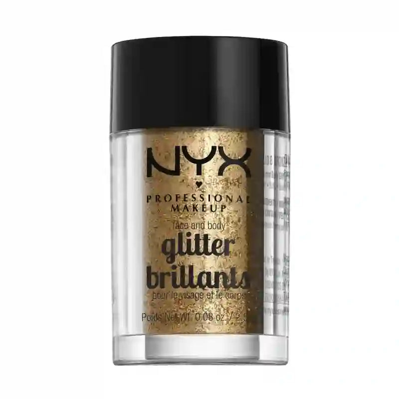 Nyx Face & Body Glitter Face & Body Glitter Bronzeschattierung , 2,5 Gramm