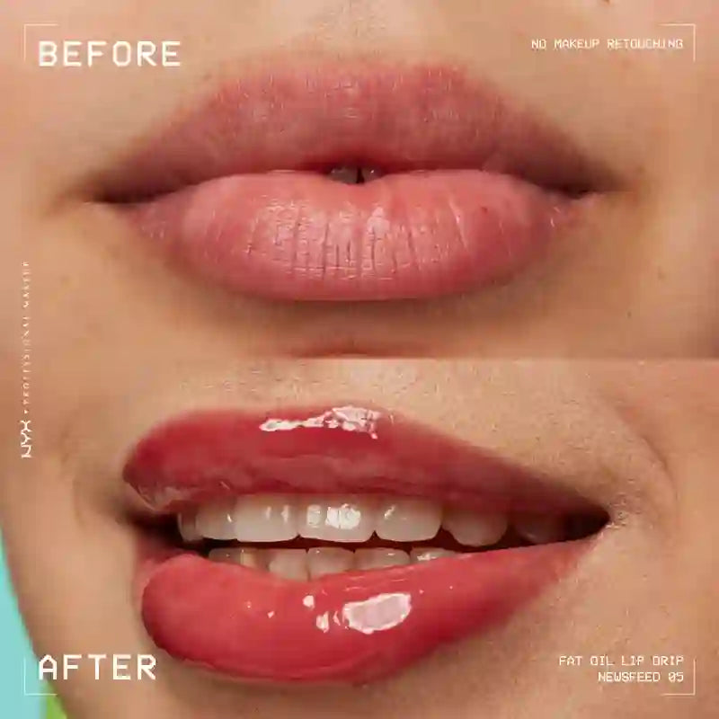 Nyx Fat Oil Lip Drip Newsfeed Lippenöl. 12H feuchtigkeitsspendend. , 4.8 ml