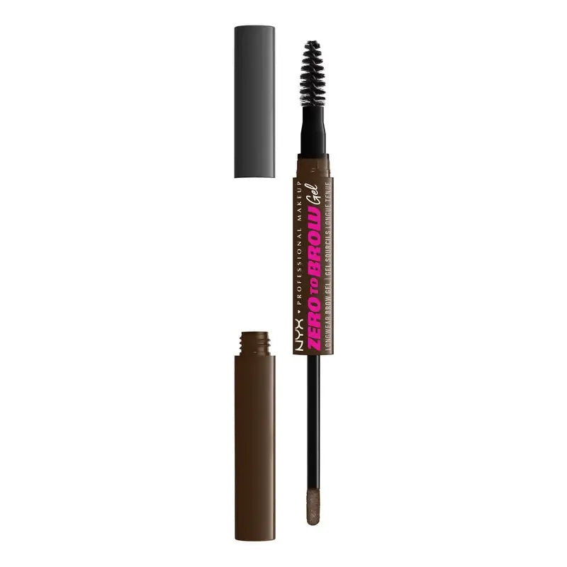 Nyx Long Lasting Brow Filler Gel Zero To Brow. Farbton Espresso. , 1 Stück.