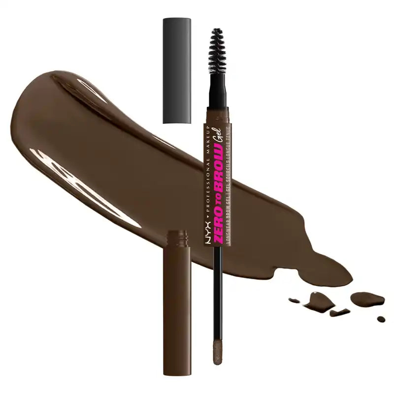 Nyx Long Lasting Brow Filler Gel Zero To Brow. Farbton Espresso. , 1 Stück.