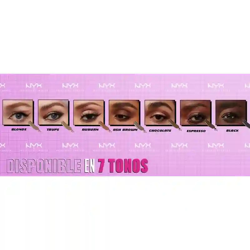 Nyx Long Lasting Brow Filler Gel Zero To Brow. Farbton Espresso. , 1 Stück.