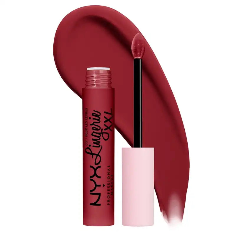 Nyx Liquid Lipstick Lip Lingerei Xxl Long Wear, Matte 16H . Farbton Its Hotter , 4 ml