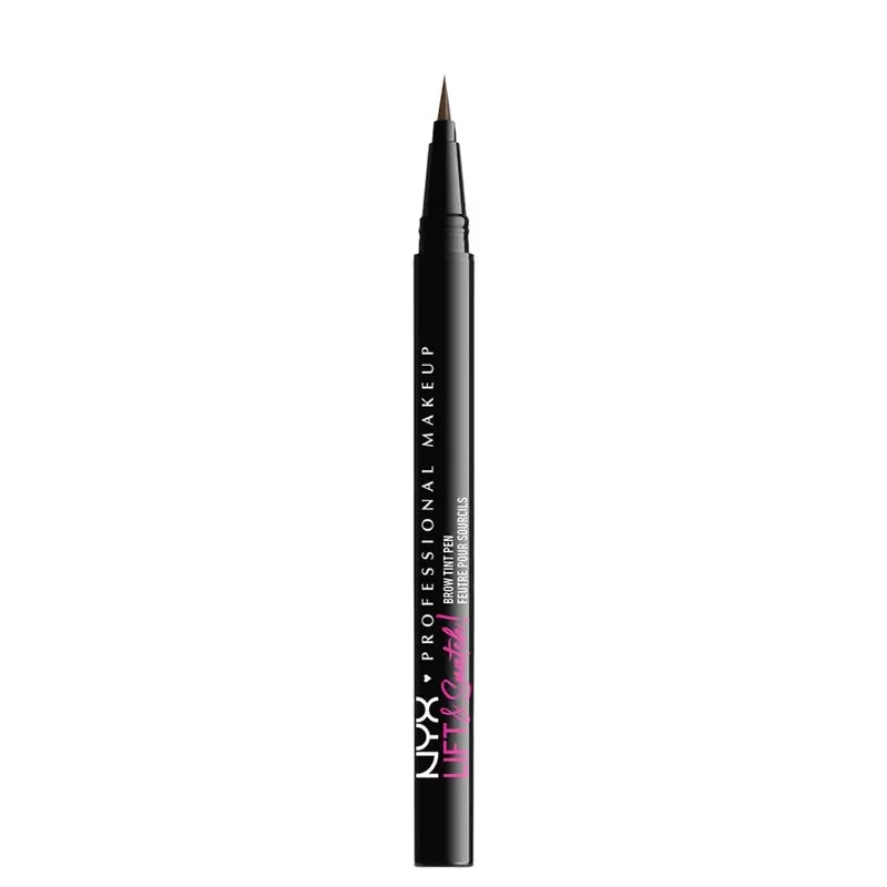 Nyx Brow Tint Pen Lift&Snatch! Brauenstift, lang anhaltend 16H, vegane Formel, Farbton Aschbraun , 1 ml
