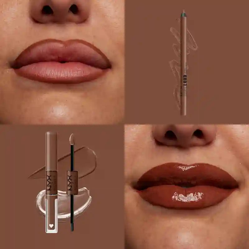 Nyx Line Loud Lip Pencil, Lang anhaltend, + Definiert, + Dick, Total Baller 07 , 1,2 gr