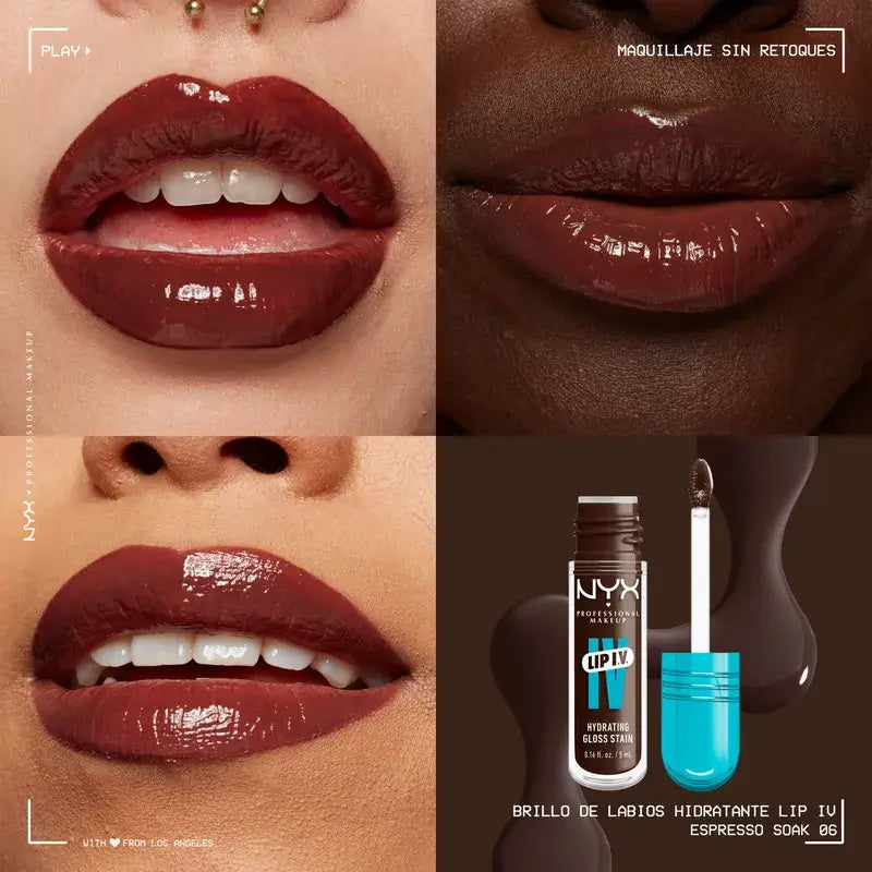 Nyx Lip Iv Lippenfarbe Espresso Soak Shade 06 , 5 ml